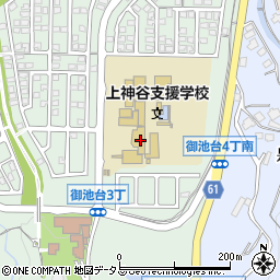 堺市立上神谷支援学校周辺の地図