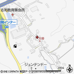 広島県東広島市志和町冠126周辺の地図
