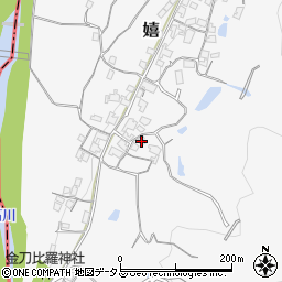 大阪府富田林市嬉398周辺の地図