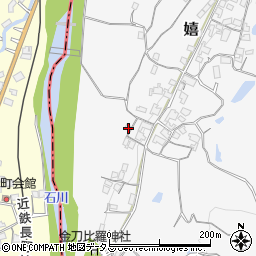 大阪府富田林市嬉368周辺の地図