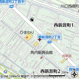 ユニクロ福山新涯店駐車場周辺の地図