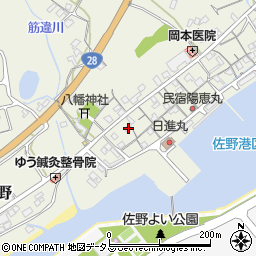 兵庫県淡路市佐野2086周辺の地図