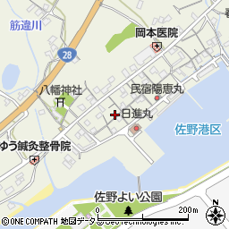 兵庫県淡路市佐野2078周辺の地図