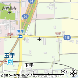 奈良県御所市玉手52-3周辺の地図