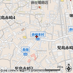 赤崎本村周辺の地図