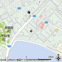 大阪府岸和田市池尻町周辺の地図