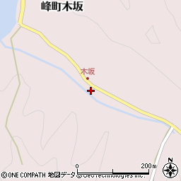 長崎県対馬市峰町木坂624周辺の地図