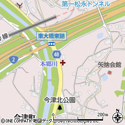 広島県福山市今津町2176周辺の地図