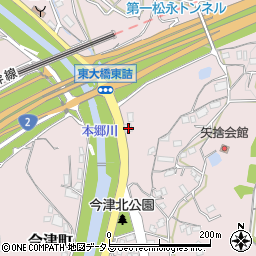 広島県福山市今津町2176周辺の地図