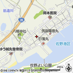 兵庫県淡路市佐野2095周辺の地図