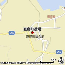 直島町役場　出納室周辺の地図