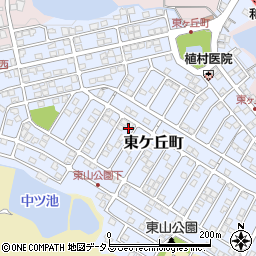 〒596-0807 大阪府岸和田市東ケ丘町の地図