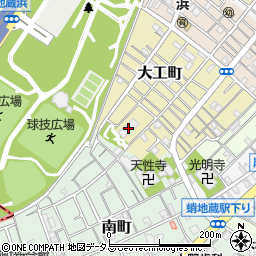 大阪ガス南部支社岸和田営業センター周辺の地図
