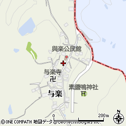奈良県高市郡高取町与楽189周辺の地図
