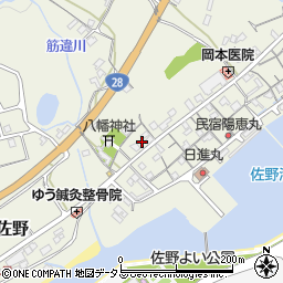 兵庫県淡路市佐野2097周辺の地図