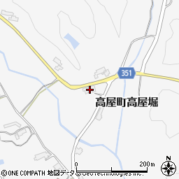 広島県東広島市高屋町高屋堀98周辺の地図