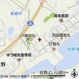 兵庫県淡路市佐野2096周辺の地図