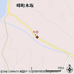 長崎県対馬市峰町木坂363周辺の地図