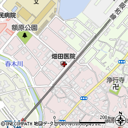畑田医院周辺の地図