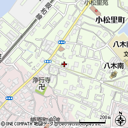 大阪府岸和田市小松里町599周辺の地図