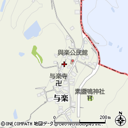 奈良県高市郡高取町与楽188周辺の地図