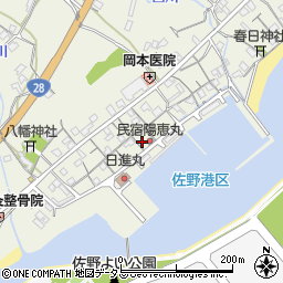 兵庫県淡路市佐野2052周辺の地図