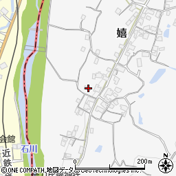 大阪府富田林市嬉371-1周辺の地図