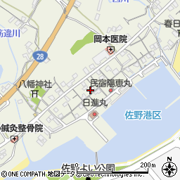 兵庫県淡路市佐野2059周辺の地図
