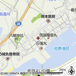 兵庫県淡路市佐野2058周辺の地図