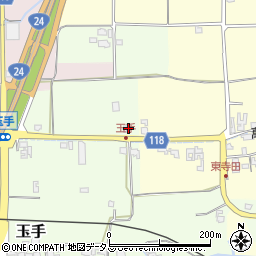 奈良県御所市玉手14-3周辺の地図