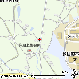 広島県東広島市高屋町杵原794周辺の地図