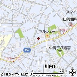 広島信用金庫川内支店周辺の地図