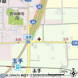 奈良県御所市玉手207周辺の地図