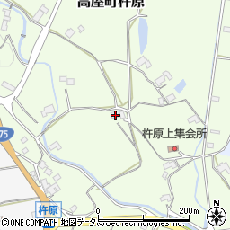 広島県東広島市高屋町杵原740周辺の地図
