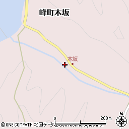 長崎県対馬市峰町木坂630周辺の地図