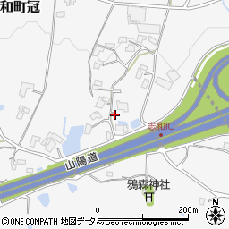 広島県東広島市志和町冠573周辺の地図