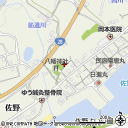 兵庫県淡路市佐野2103周辺の地図