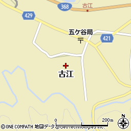 三重県多気郡多気町古江周辺の地図