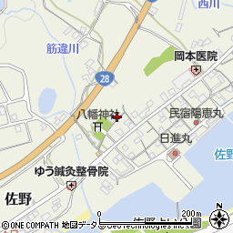 兵庫県淡路市佐野2101周辺の地図