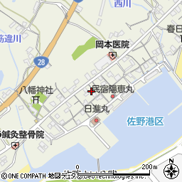 兵庫県淡路市佐野2057周辺の地図