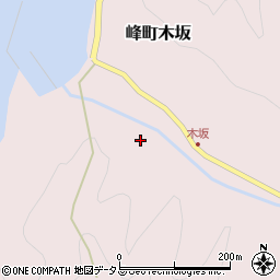 長崎県対馬市峰町木坂661周辺の地図