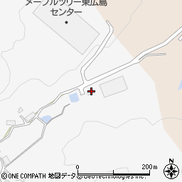 広島県東広島市志和町冠157周辺の地図