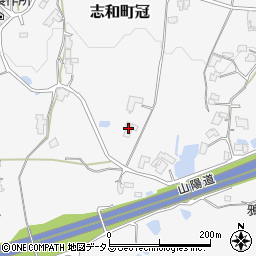 広島県東広島市志和町冠751周辺の地図