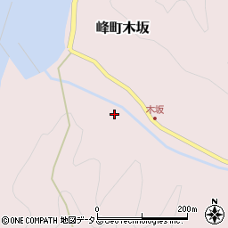 長崎県対馬市峰町木坂654周辺の地図