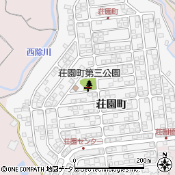 荘園町第3公園周辺の地図