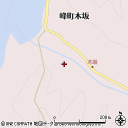 長崎県対馬市峰町木坂662周辺の地図