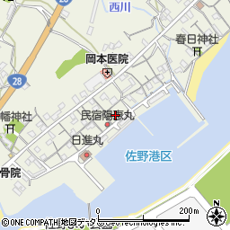 兵庫県淡路市佐野2043周辺の地図