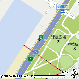 岸和田南出口（上り）周辺の地図