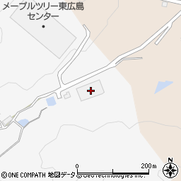広島県東広島市志和町冠497周辺の地図