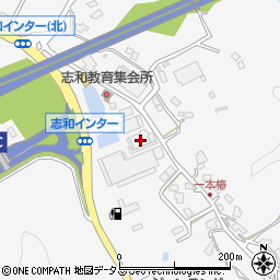 広島県東広島市志和町冠216周辺の地図